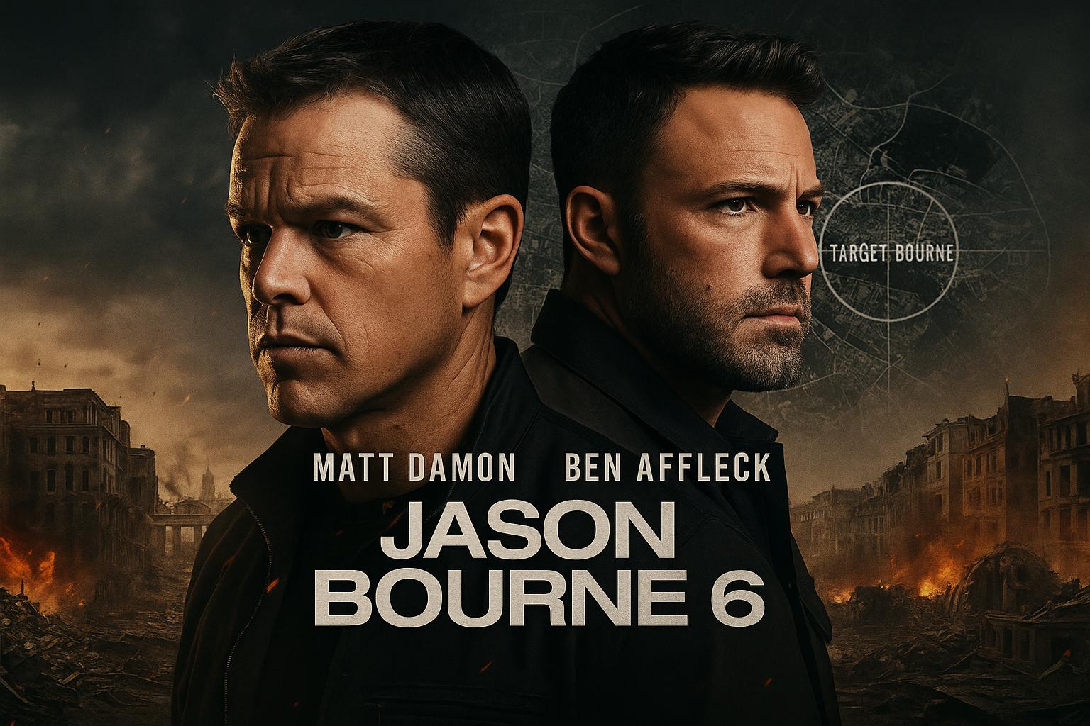 Мэтт Дэймон и Бен Аффлек снова вместе — в «Джейсоне Борне 6»